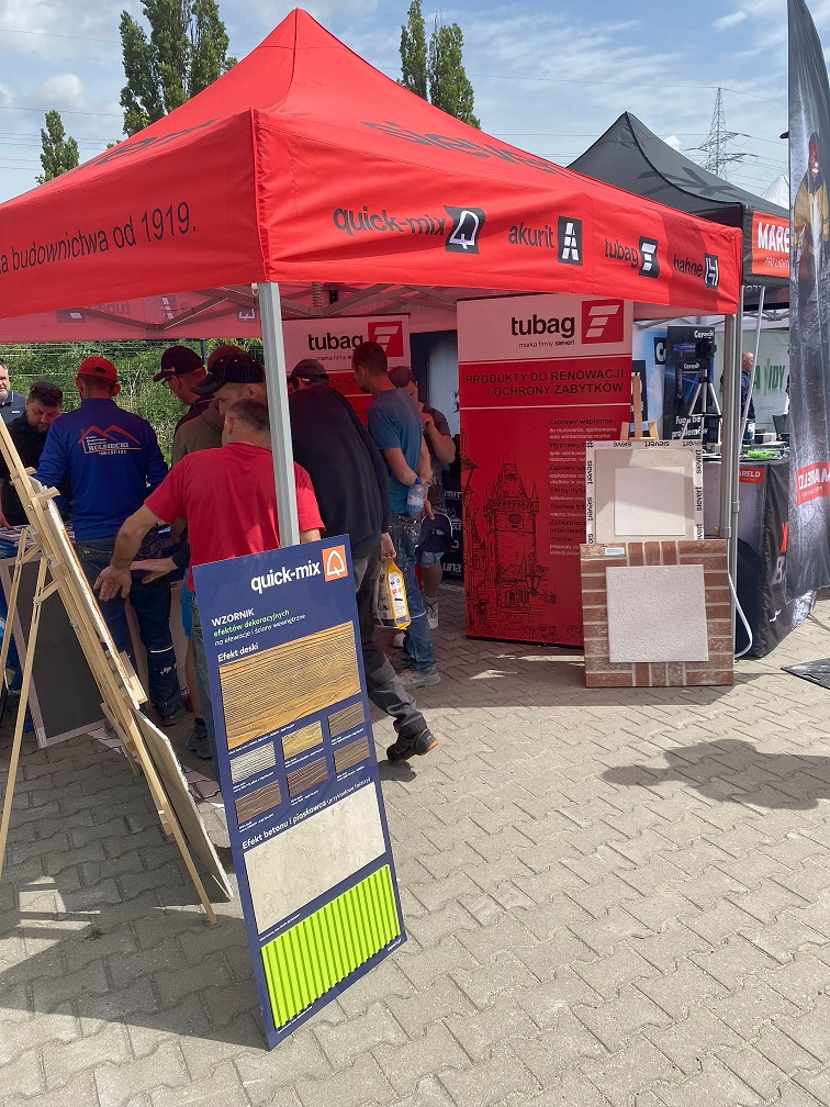 Prezentacja produktów HAHNE, TUBAG i QUICK-MIX na pikniku 3W Gdańsk' Blog