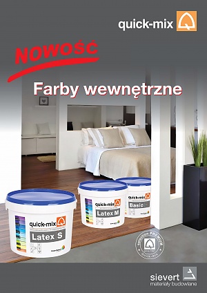 Nowość w asortymencie quick-mix – FARBY WEWNĘTRZNE' Blog