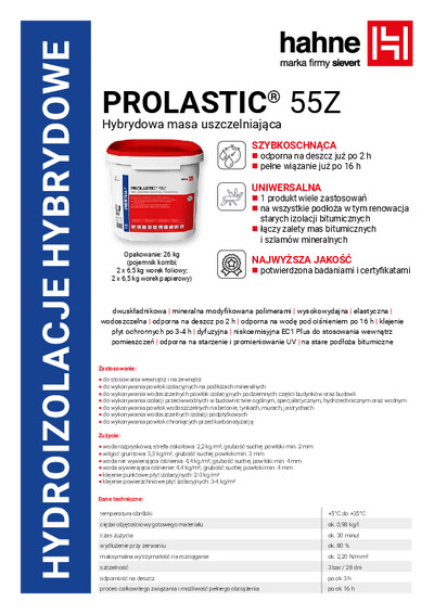 Argumentarz Hydroizolacje Hybrydowe Argumentarz Hydroizolacje Hybrydowe