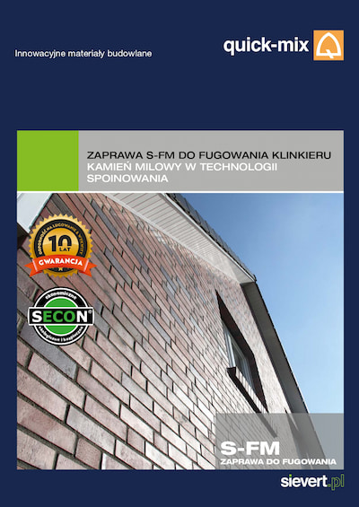 Zaprawa S-FM do fugowania klinkieru