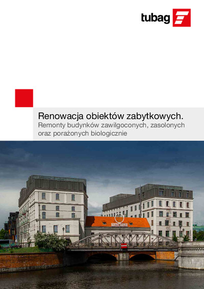Katalog tubag renowacje 2025. Renowacja obiektów zabytkowych.