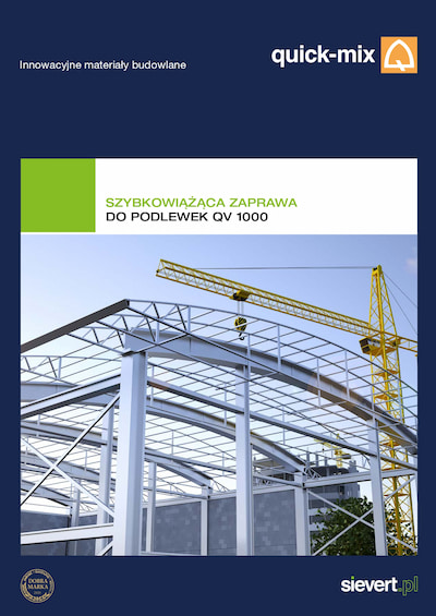Szybkowiążąca zaprawa do podlewek QV 1000