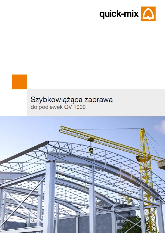 Szybkowiążąca zaprawa do podlewek QV 1000