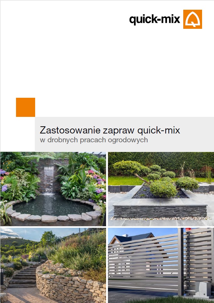 Zastosowanie zapraw quick-mix w drobnych pracach ogrodowych