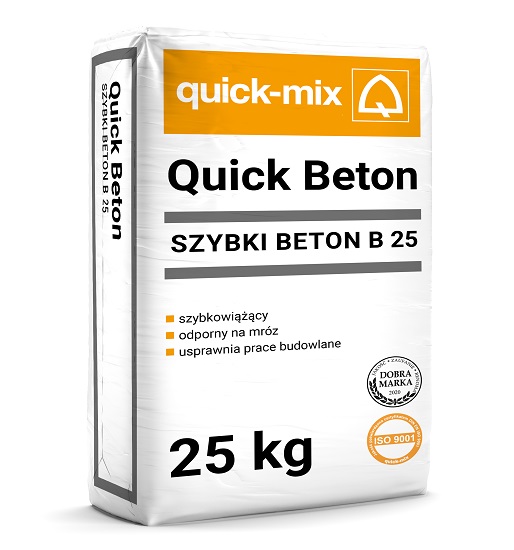 QUICK BETON szybki beton B 25 QUICK BETON szybki beton B 25