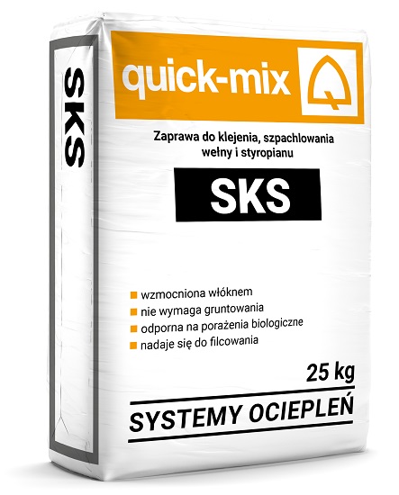 SKS Zaprawa do klejenia, szpachlowania wełny i styropianu SKS Zaprawa do klejenia, szpachlowania wełny i styropianu