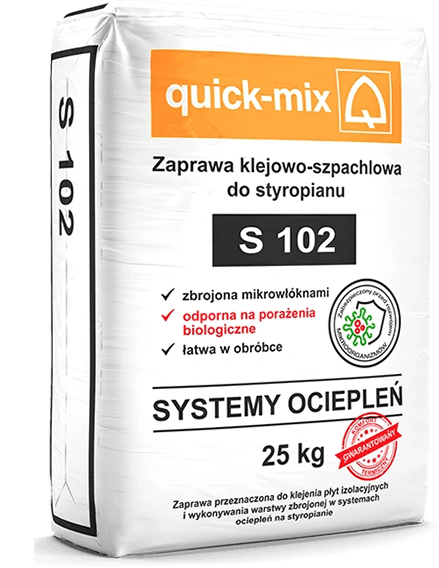 S 102 Zaprawa klejowo-szpachlowa do styropianu S 102 Zaprawa klejowo-szpachlowa do styropianu
