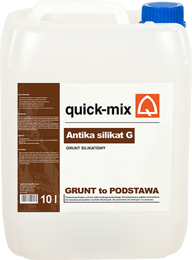 Antika silikat G Silikatowy preparat gruntujący Antika silikat G Silikatowy preparat gruntujący