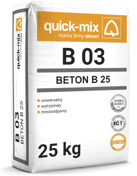 B 03 Beton B 25