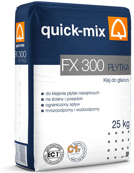 FX 300 PŁYTKA Klej do glazury FX 300 PŁYTKA Klej do glazury