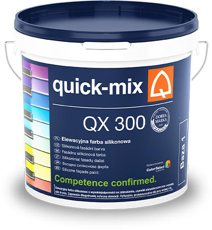 QX 300 Elewacyjna farba silikonowa
