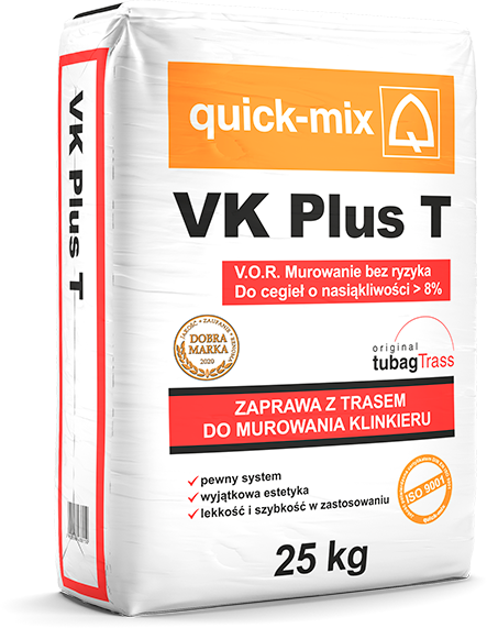 VK Plus T Zaprawa z trasem do murowania klinkieru