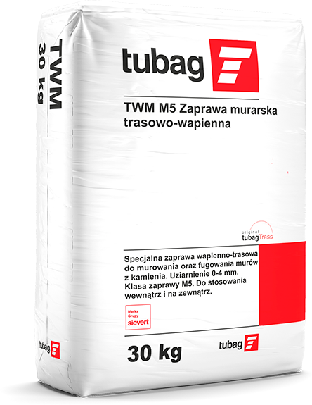 TWM M5 Zaprawa murarska trasowo-wapienna TWM M5 Zaprawa murarska trasowo-wapienna
