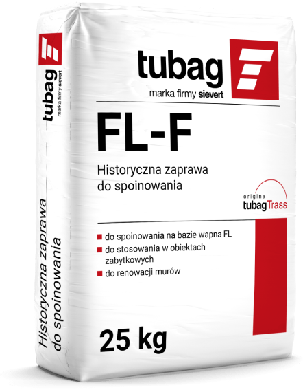 FL-F Historyczna wapienna zaprawa do spoinowania z trasem