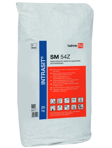 INTRASIT® SM 54Z Wodoszczelna zaprawa do wykonywania robót uszczelniających i wyobleń INTRASIT® SM 54Z Wodoszczelna zaprawa do wykonywania robót uszczelniających i wyobleń