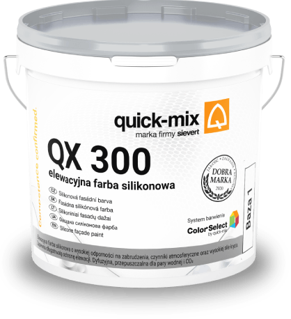 QX 300 Elewacyjna farba silikonowa QX 300 Elewacyjna farba silikonowa