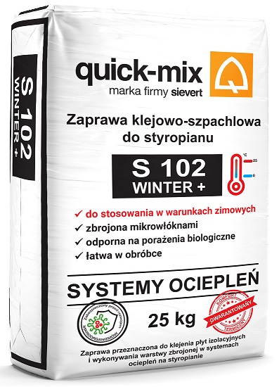 S 102 WINTER +  Zaprawa klejowo-szpachlowa do styropianu