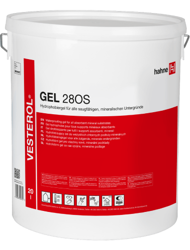 VESTEROL® GEL 28OS Hydrofobizujący żel do chłonnych podłoży mineralnych VESTEROL® GEL 28OS Hydrofobizujący żel do chłonnych podłoży mineralnych